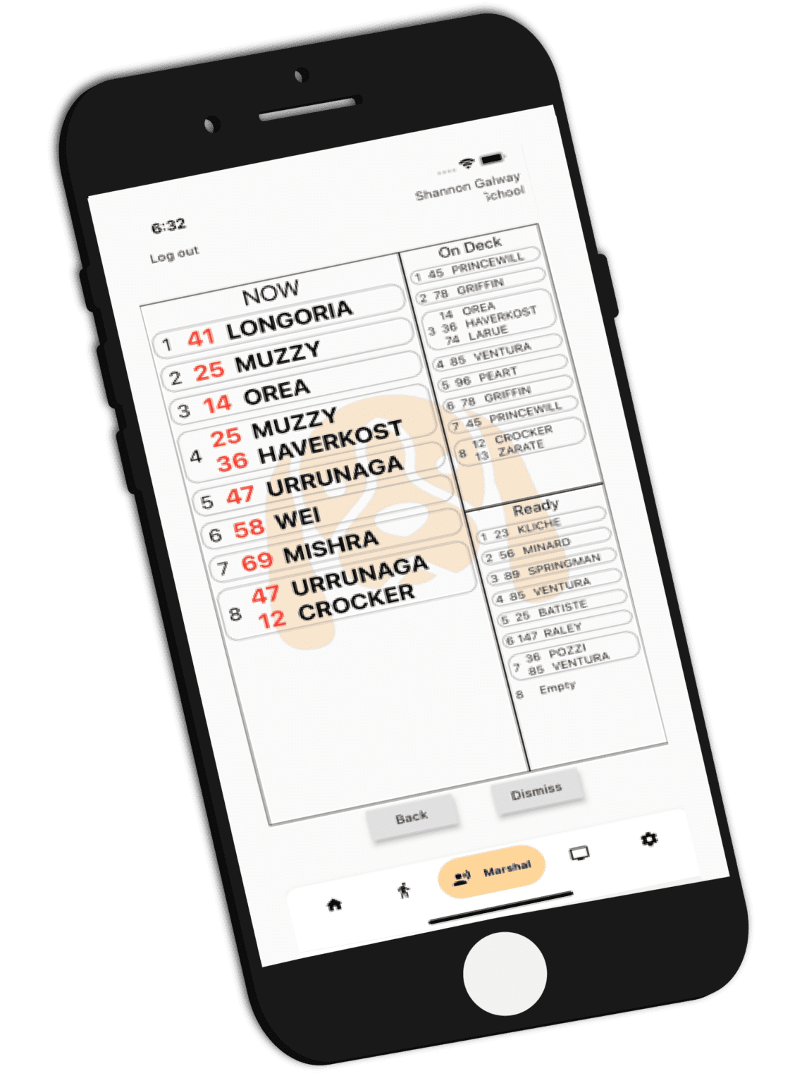 Car Rider Line Number Car Rider Dismissal App for Schools | Carline Hound
