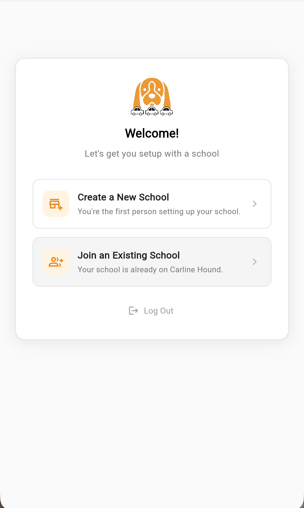 Create or join school
